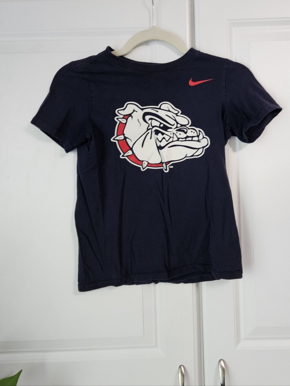 Nike Navy Short-Sleeve Bulldog Graphic Tee Gonzaga